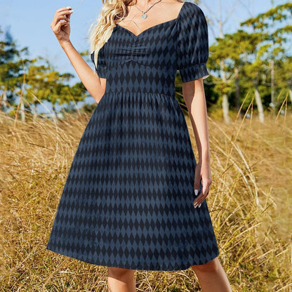 Harlequin Midi Dress