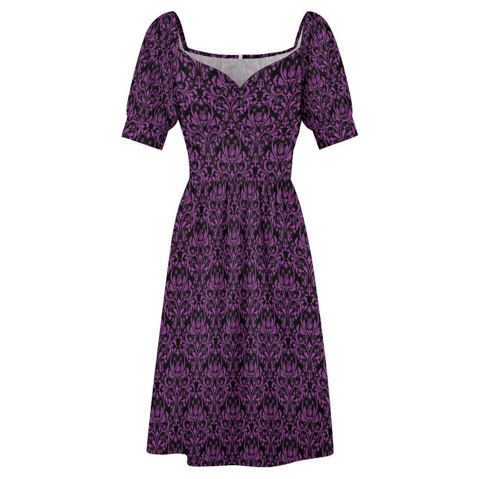 Purple Dark Dress