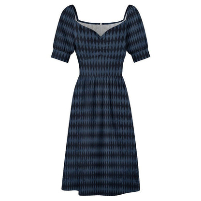 Harlequin Midi Dress