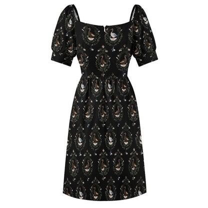 Black Swan Midi Dress