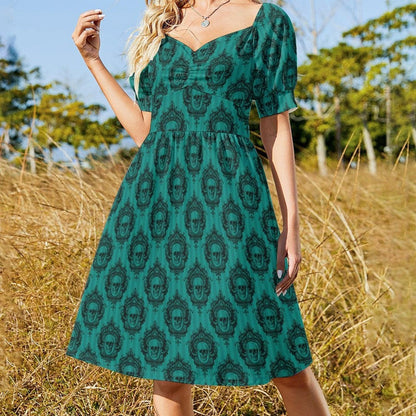 Dark Skull Midi Dress