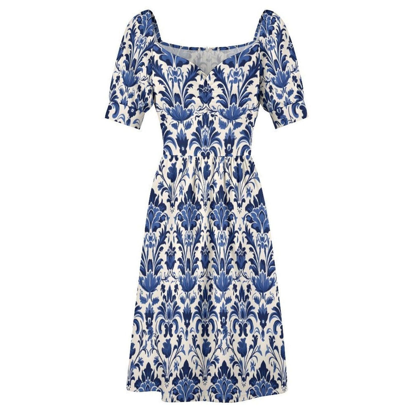 Blue White Porcelain Dress