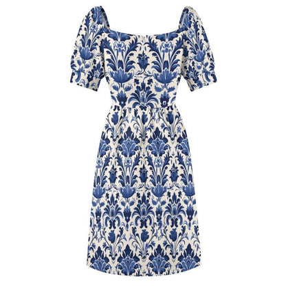 Blue White Porcelain Dress