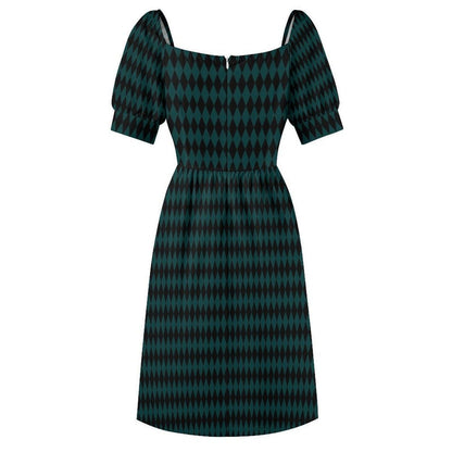 Teal Emerald Midi Dress