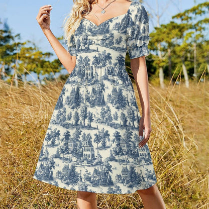 Victorian Cottagecore Midi Dress