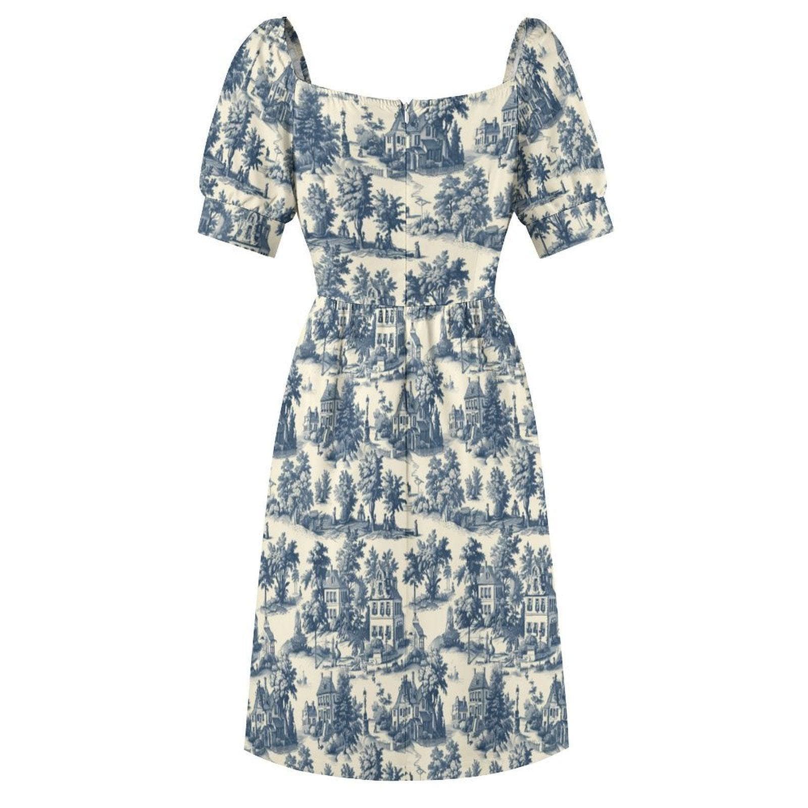 Victorian Cottagecore Midi Dress