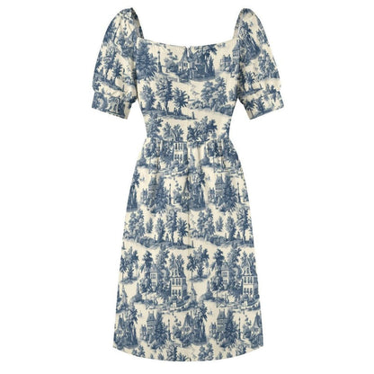Victorian Cottagecore Midi Dress