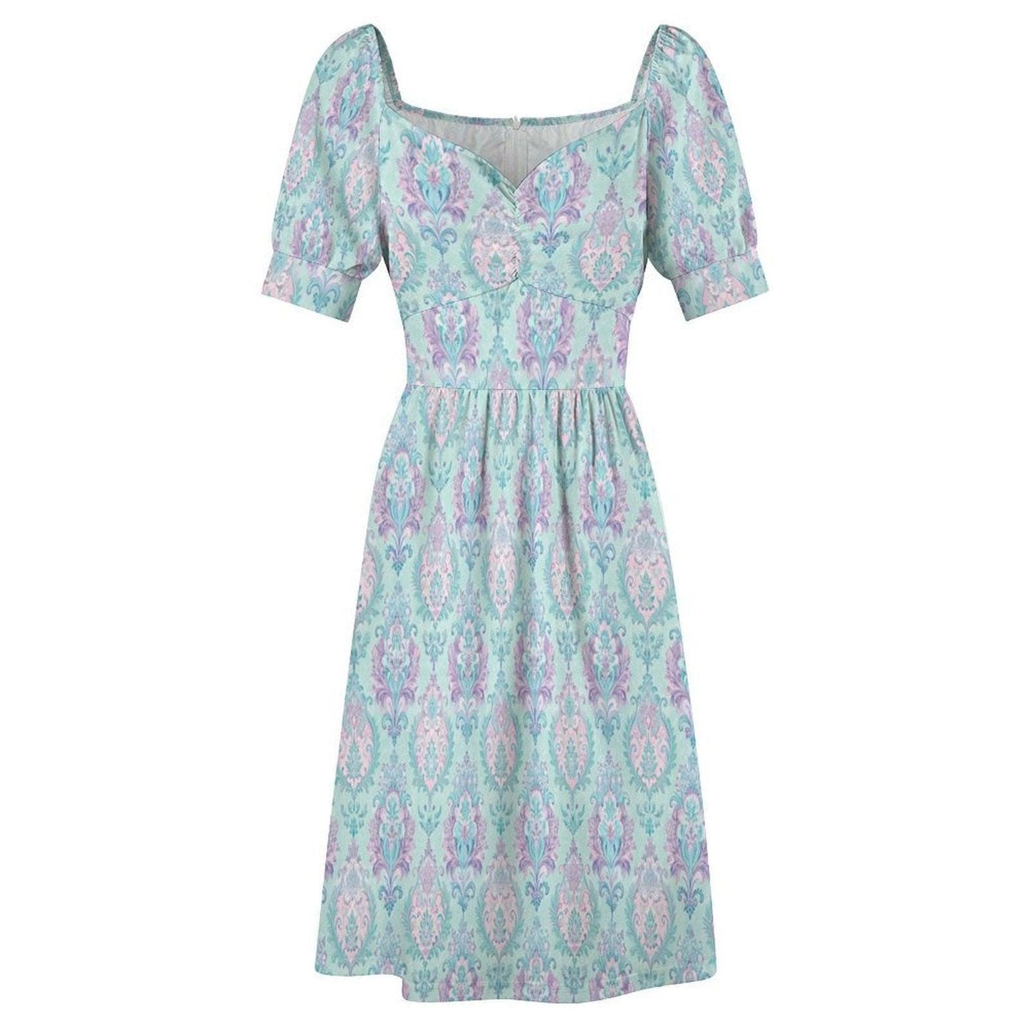 Puff Sleeve Babydoll Dress