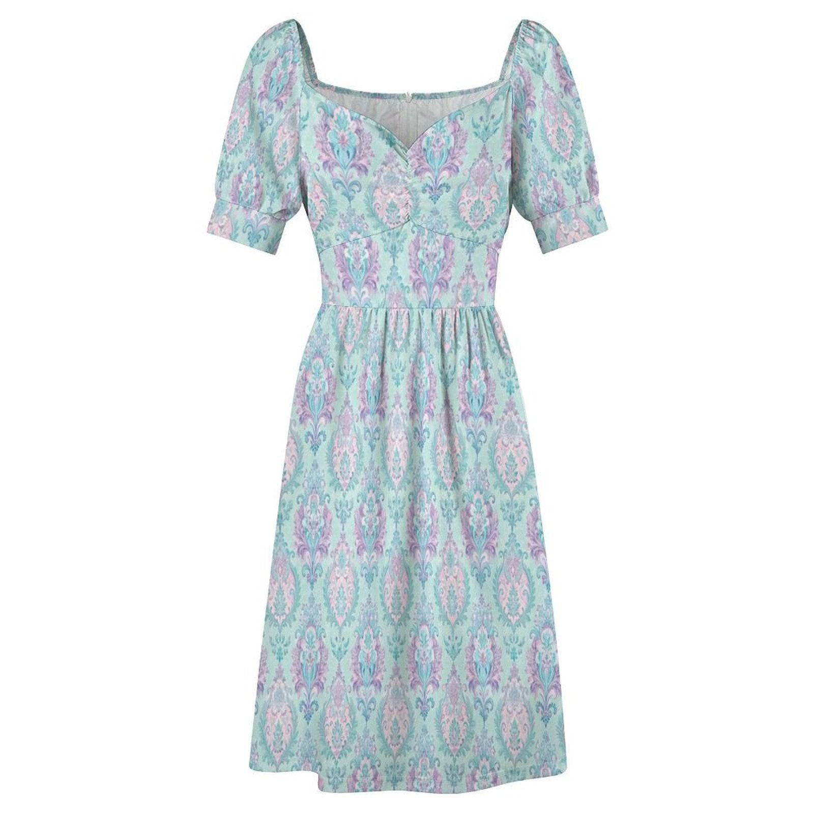 Puff Sleeve Babydoll Dress