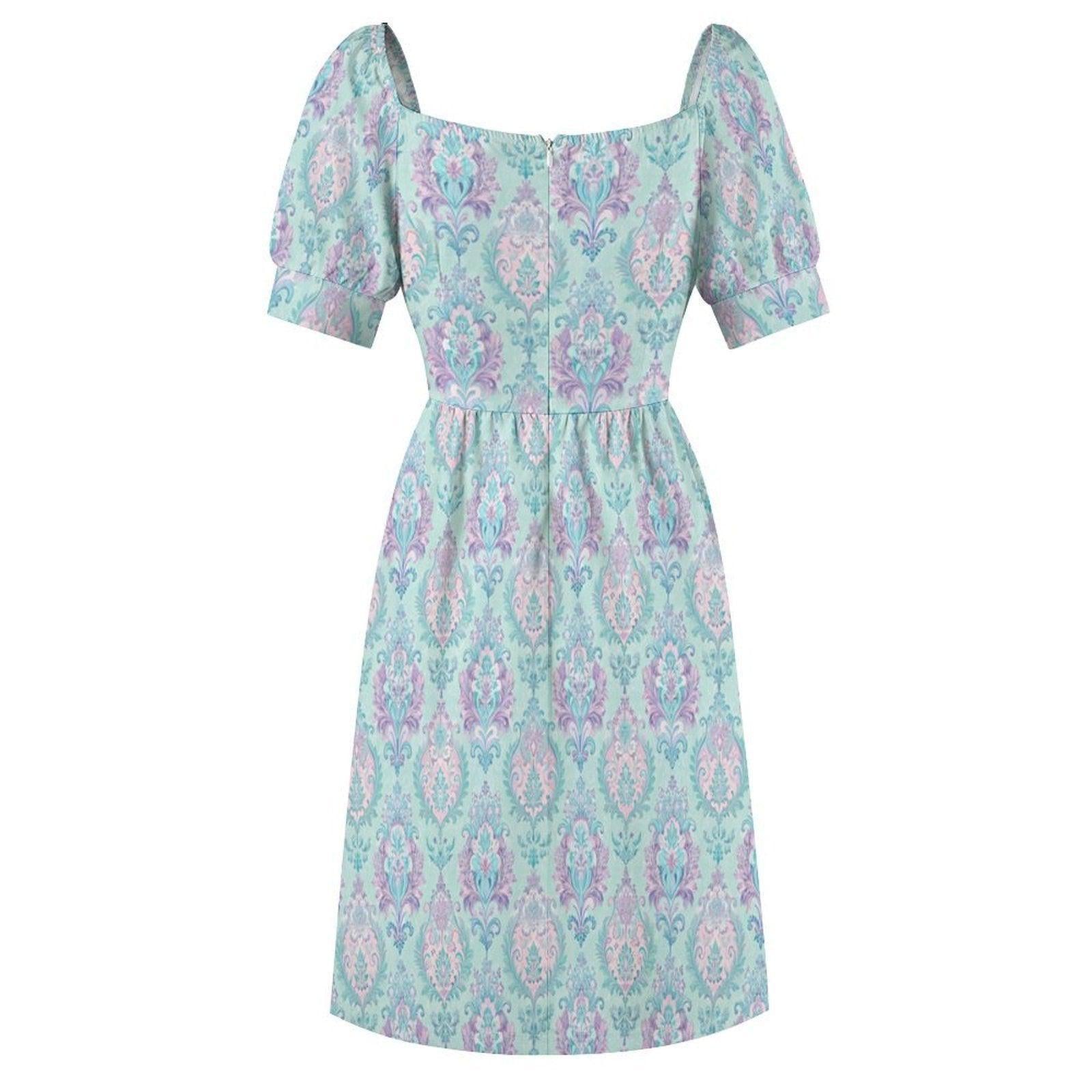 Puff Sleeve Babydoll Dress