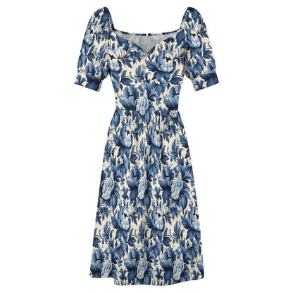 Blue Floral Sundress