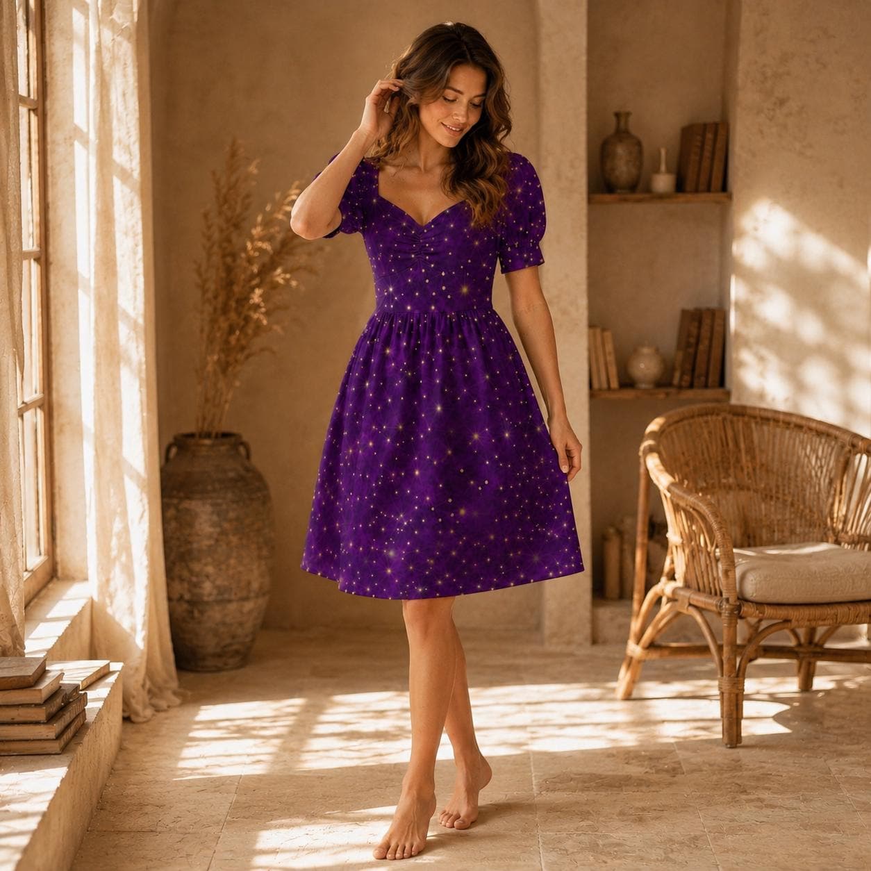 Royal Purple Starfall Dress