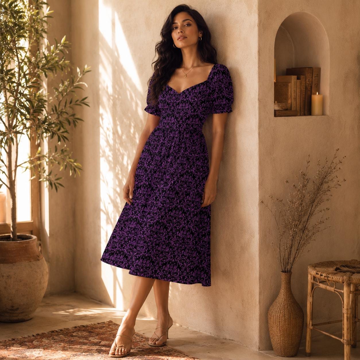 Purple Dark Dress