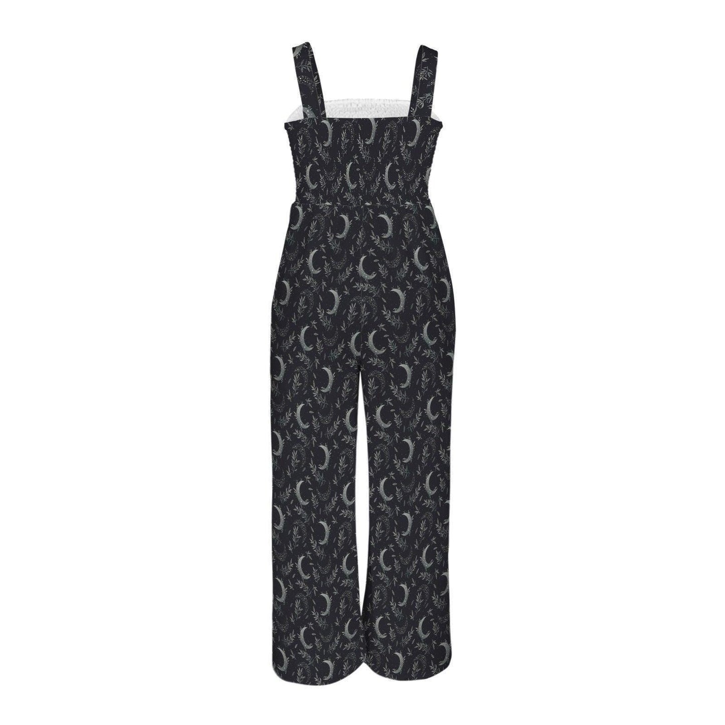 Celestial Jumpsuit With Pockets, Crescent Moon One Piece, Astrology Lounge Outfit