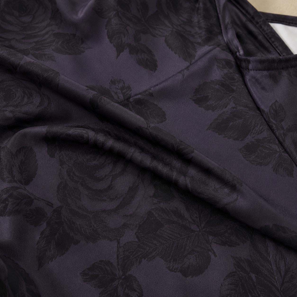 Purple Rose Overalls, Floral Loungewear Jumpsuit, Soft Goth One Piece