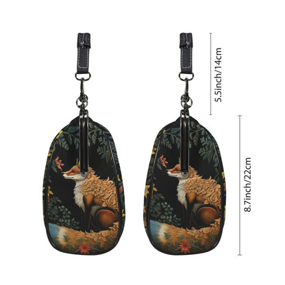 Fox Woodland Purse, Forest Animal Bag, Witchy Nature Clutch
