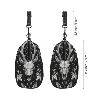 Deer Skull Frame Purse, Taxidermy Style Handbag, Dark Folklore Bag