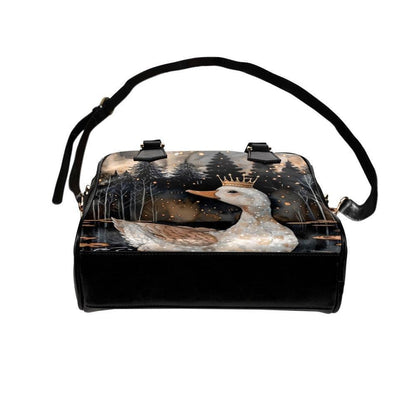 Goose Satchel Bag, Storybook Animal Purse, Enchanted Forest Handbag