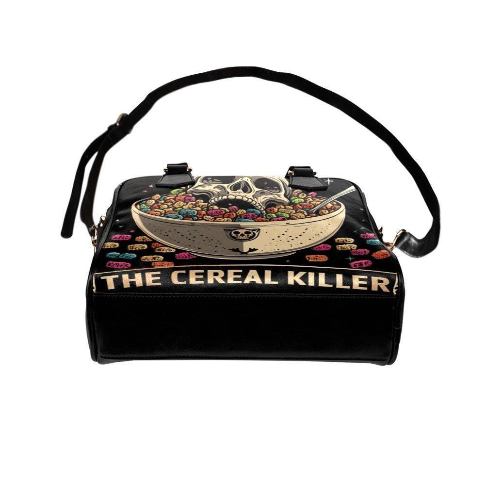 Horror Comedy Purse, Cereal Killer Satchel Bag, Spooky Skull Handbag