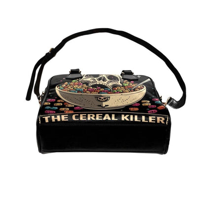 Horror Comedy Purse, Cereal Killer Satchel Bag, Spooky Skull Handbag