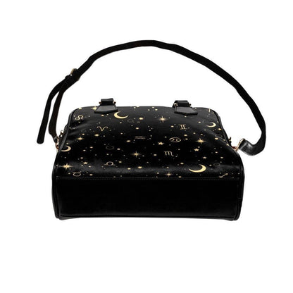 Astrology Zodiac Satchel, Celestial Signs Handbag, Witchy Purse