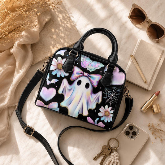 Ghost Purse, Coquette Bow Handbag, Butterfly Satchel Bag