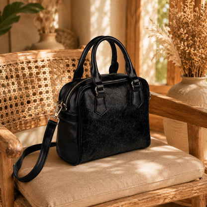 Spiderweb Halloween Handbag, Gothic Satchel Purse, Witchy Gift Idea