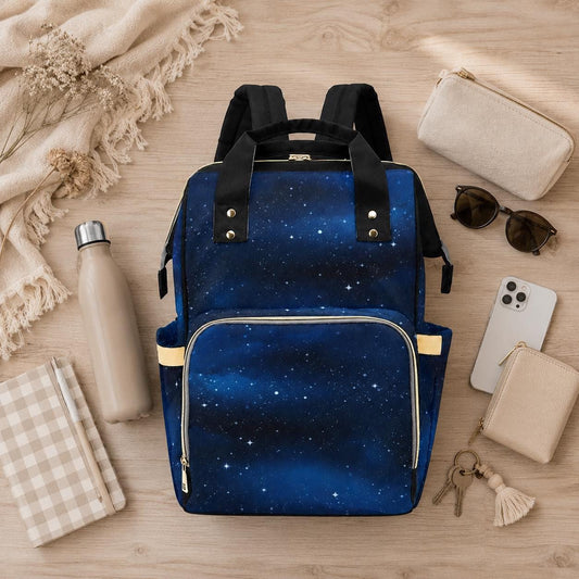 Diaper Bag Backpack, Starry Baby Travel Bag, Galaxy Mom Backpack