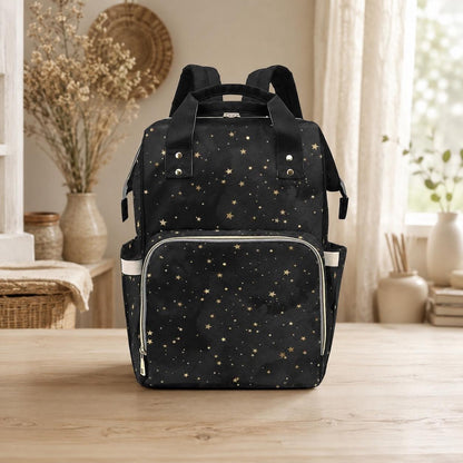 Celestial Diaper Bag Backpack, Star Baby Travel Pack, Unisex Parent Bag