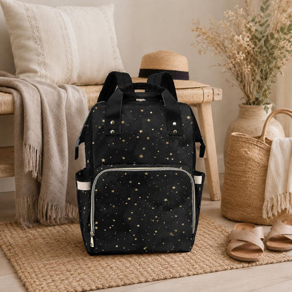 Celestial Diaper Bag Backpack, Star Baby Travel Pack, Unisex Parent Bag