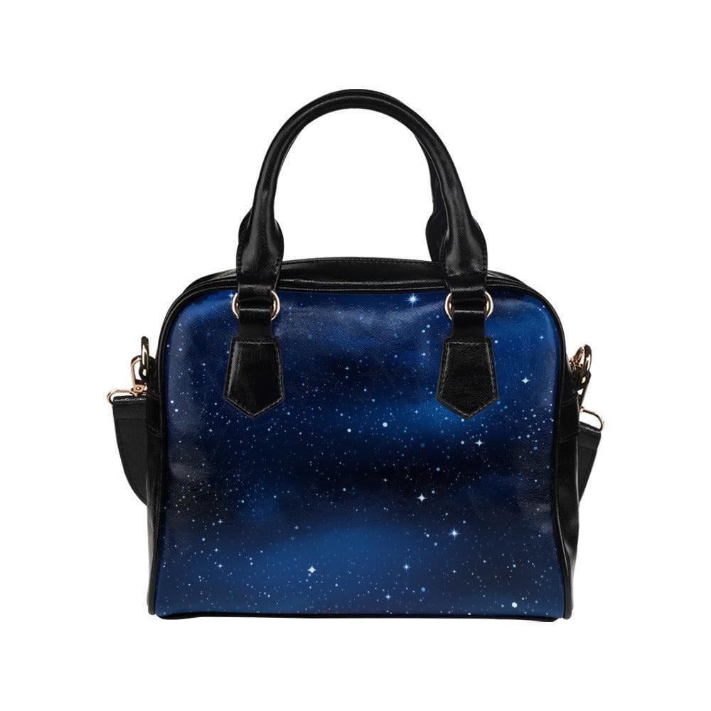 Galaxy Purse, Starry Night Handbag, Dark Blue Shoulder Bag
