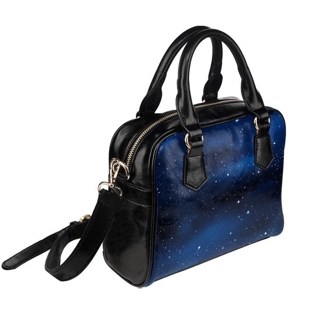 Galaxy Purse, Starry Night Handbag, Dark Blue Shoulder Bag