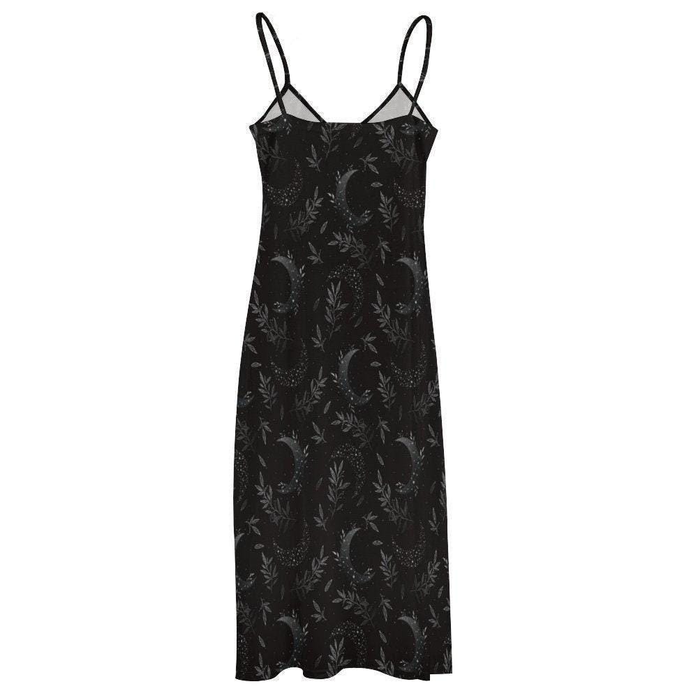 Dark Celestial Tarot Maxi Dress – Stretchy Witchy Boho