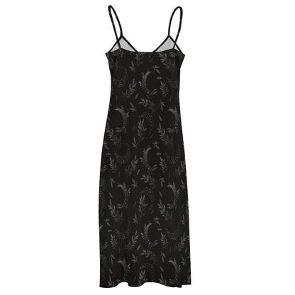 Dark Celestial Tarot Maxi Dress – Stretchy Witchy Boho