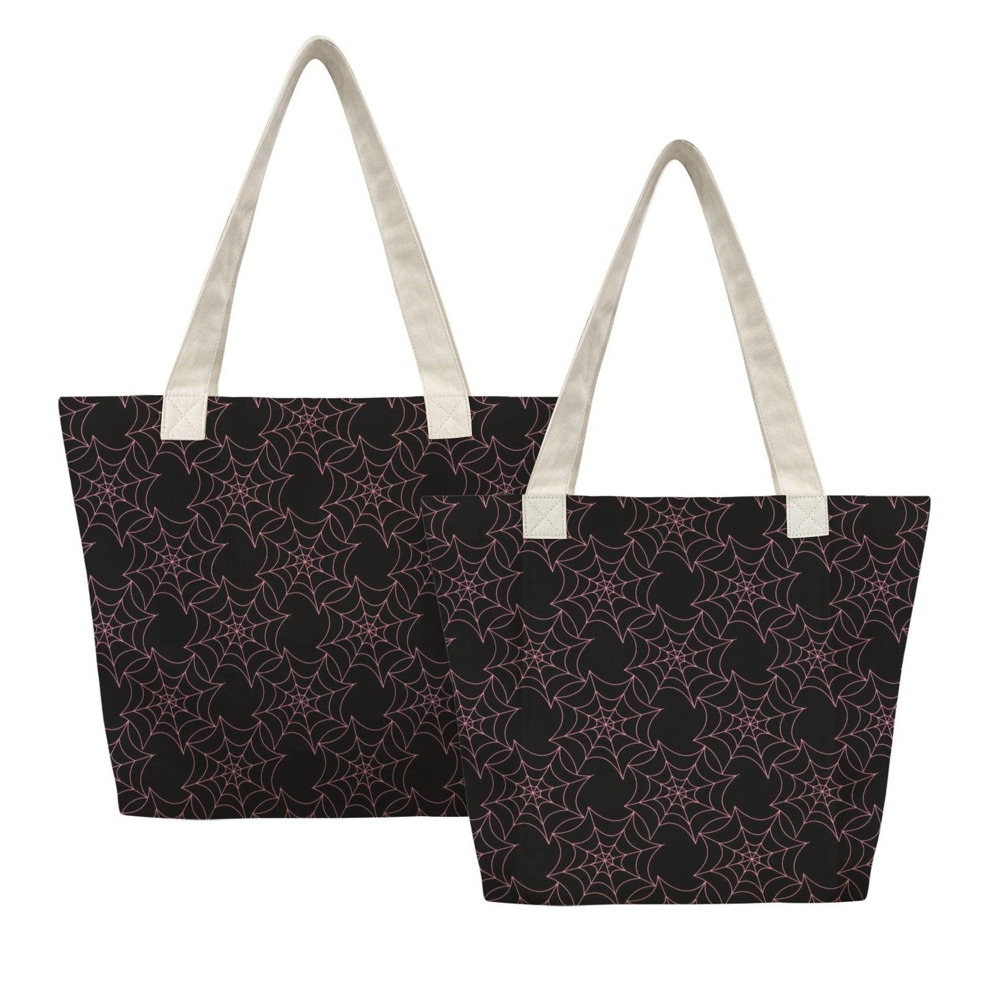 Celestial Star Print Yoga Mat Tote Bag, Black Canvas Shoulder Bag