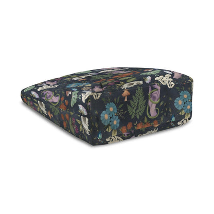 Witchy Skull, Purple Snake and Mushroom Yoga Mat Tote