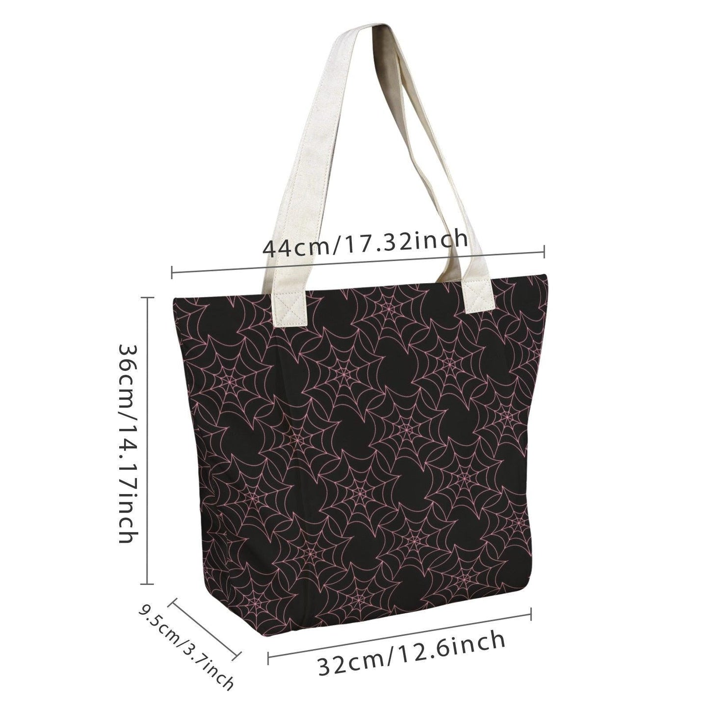 Celestial Star Print Yoga Mat Tote Bag, Black Canvas Shoulder Bag