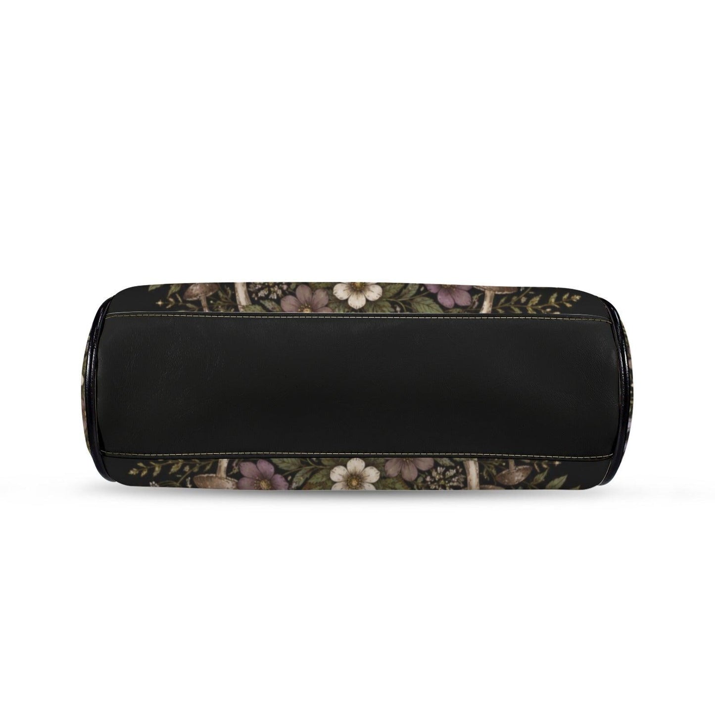Black Floral Evening Bag, Vintage Kisslock Clutch, Detachable Chain Strap
