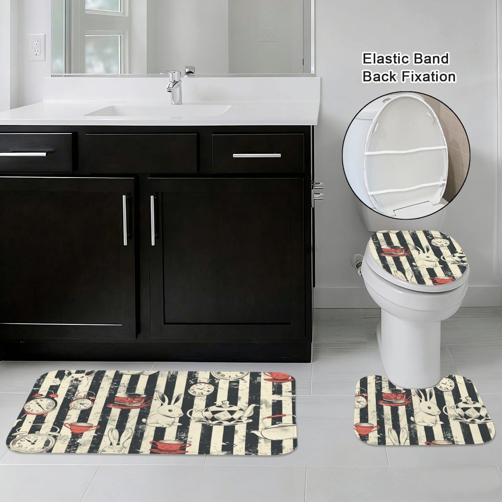Alice in Wonderland 3-Piece Bathroom Rug Set