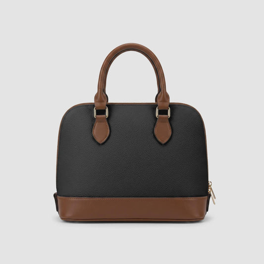1452. Classic PU Leather Dome Handbag
