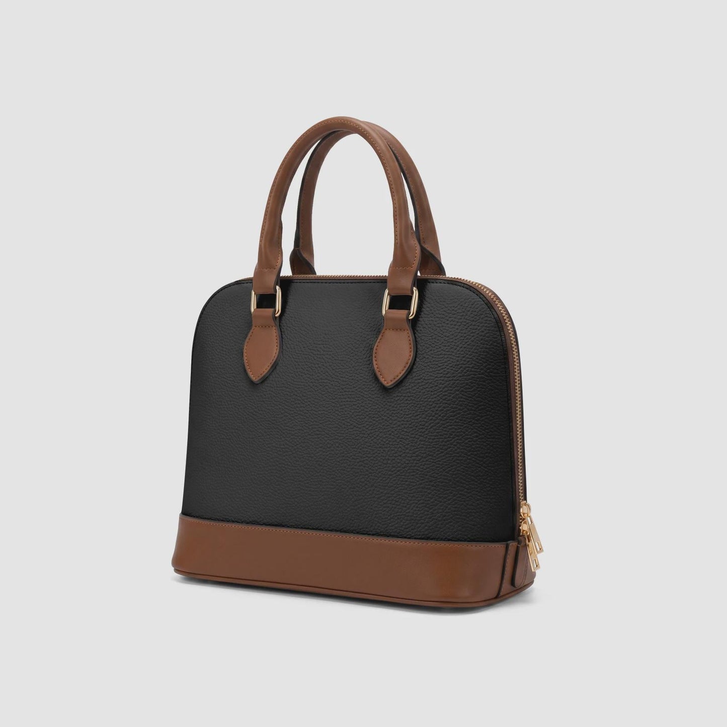 1452. Classic PU Leather Dome Handbag