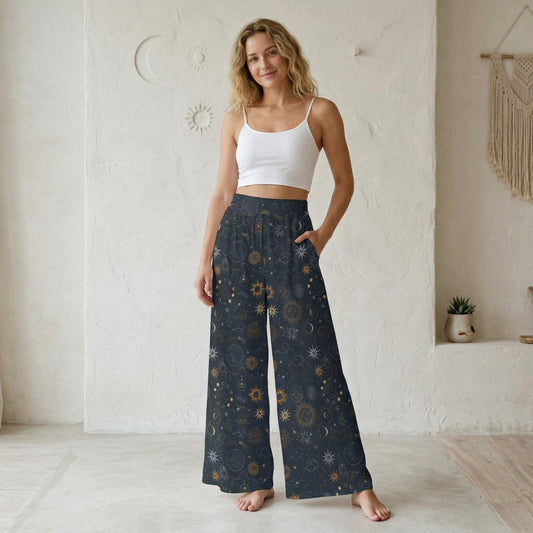 Wide Leg Lounge Trousers