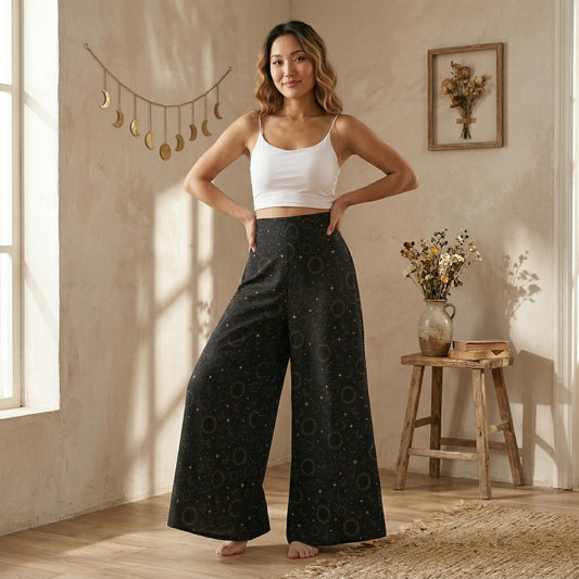Black Celestial Trousers