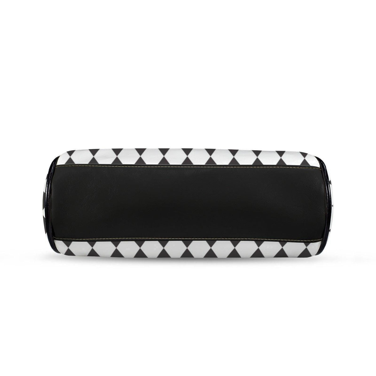 Black and White Harlequin Kisslock Handbag