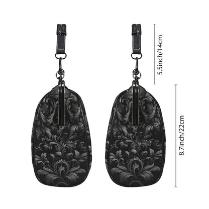 Baroque Black Handbag, Gothic Victorian Purse, Witchy Gift Bag