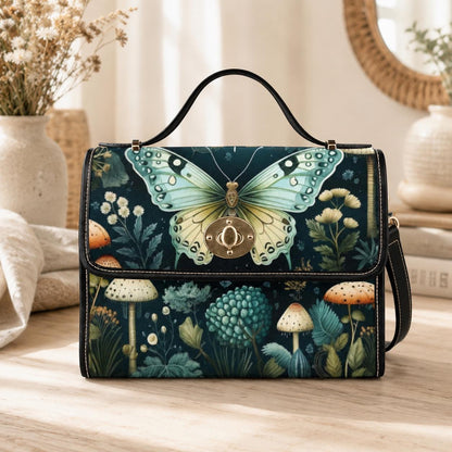 Luna Moth Mushroom Satchel Bag