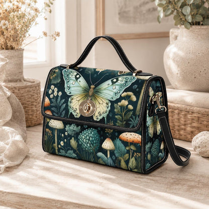 Luna Moth Mushroom Satchel Bag