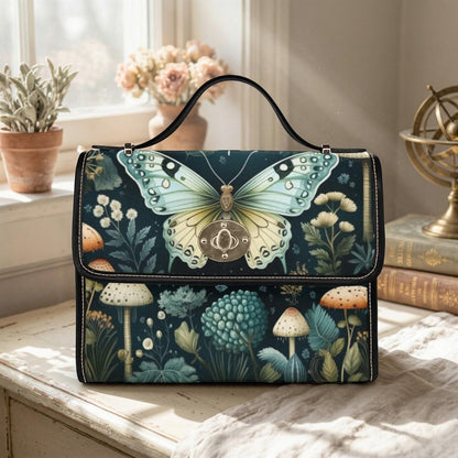 Luna Moth Mushroom Satchel Bag