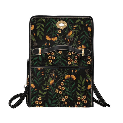 Floral Crossbody Bag, Wildflower Satchel Purse, Botanical Top Handle Handbag