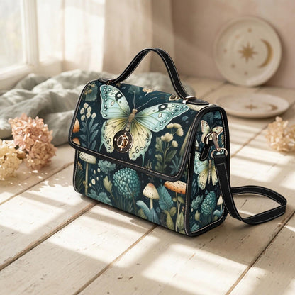 Luna Moth Mushroom Satchel Bag